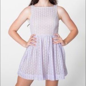 AA Lace Button Back Dress